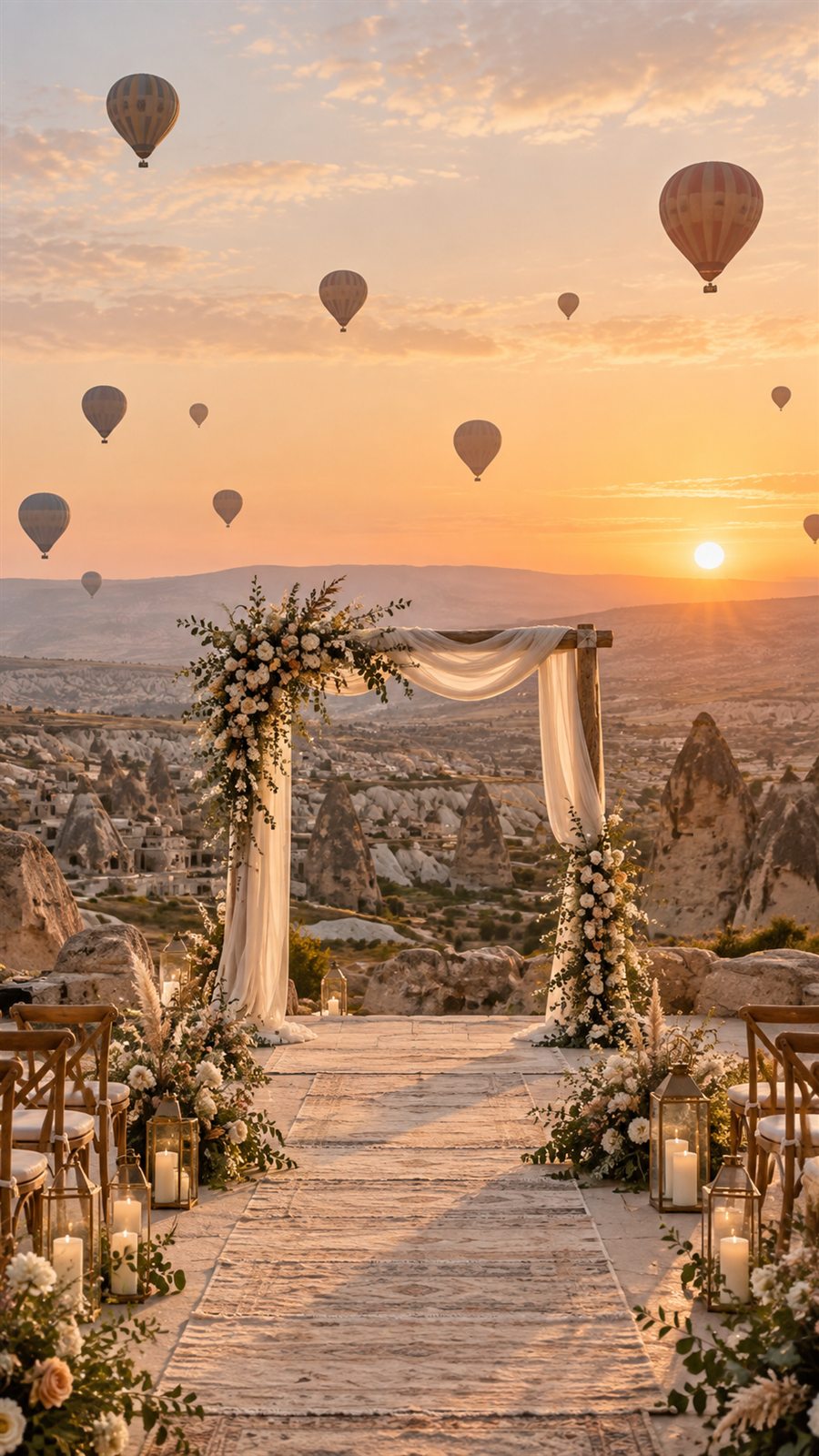 Kapadokya Şafağı Exclusive dijital düğün davetiyesi tasarımı